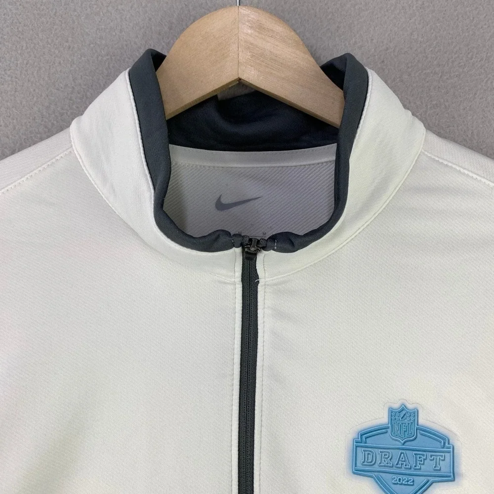 Nike Stretch 1/2 Zip Cover Up Womens Medium 2022 NFL Draft Performance Top